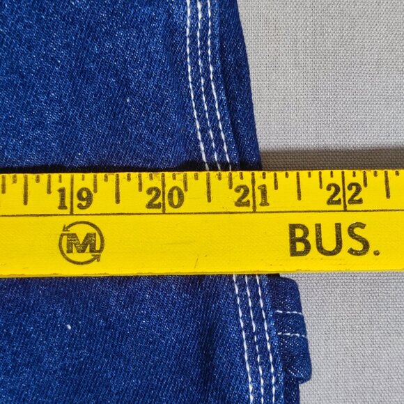 Refuge Denim carpenter jeans women's size 07 dark wash ink blue colour loose fit - Picture 9 of 12